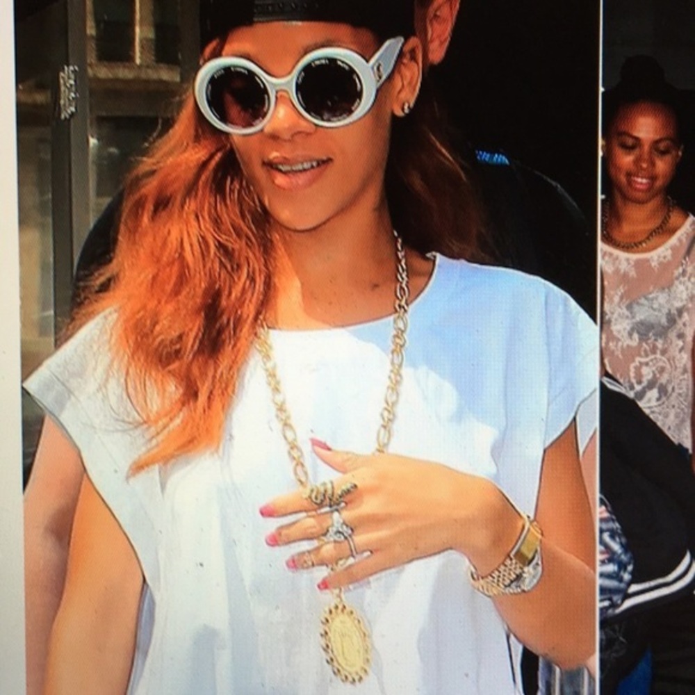 CHANEL Gold Rue Cambon Necklace with Medallion